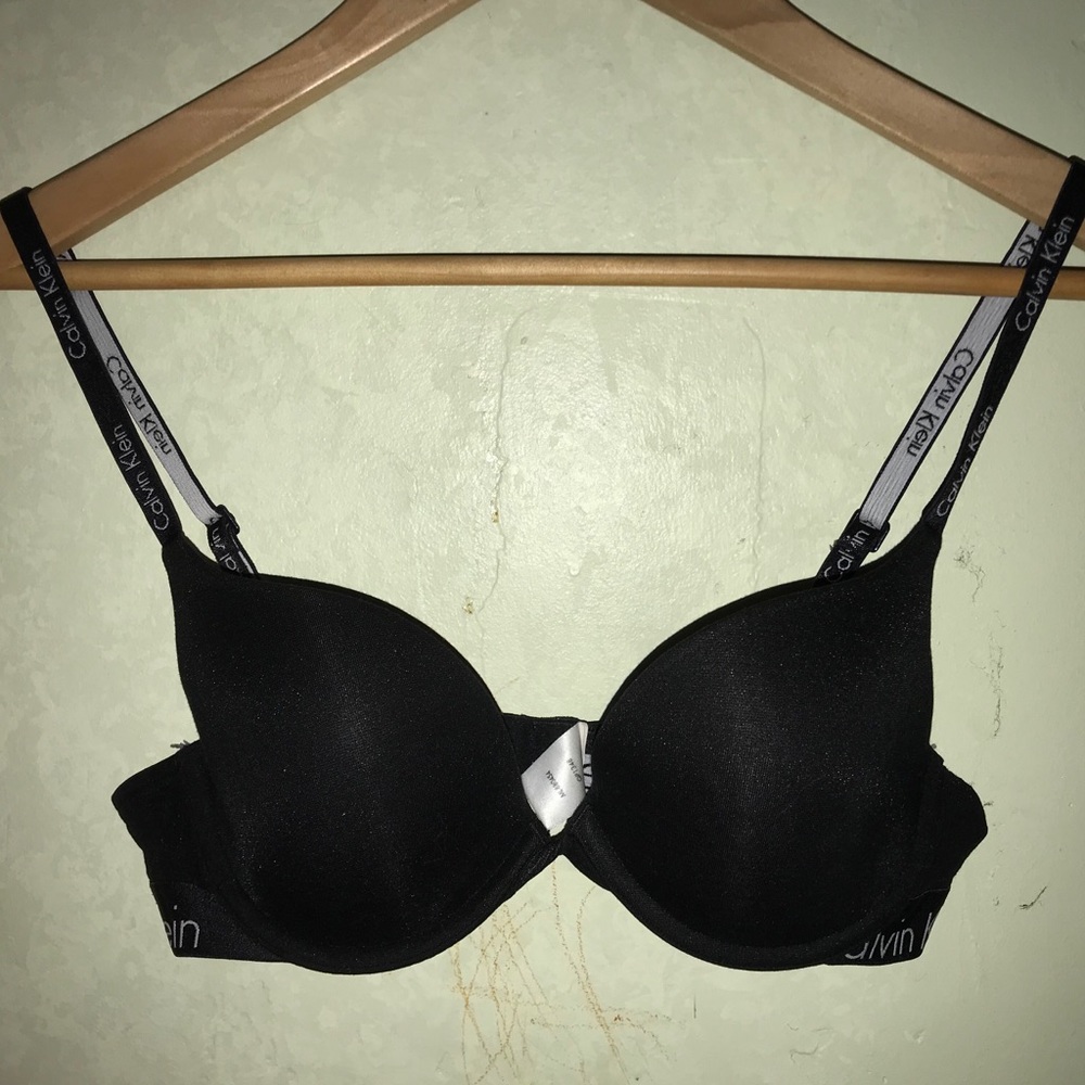 Black Calvin Klein bra
